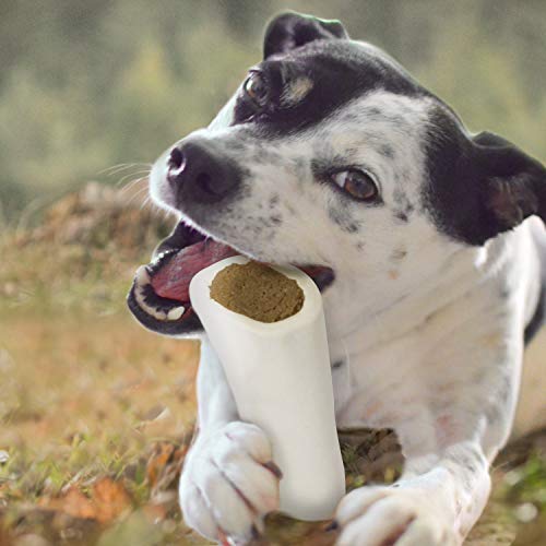 Large Peanut Butter-Stuffed Dog Shin Bone
