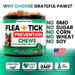 Natural Flea & Tick Prevention Chewables for Dogs