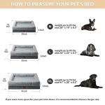 Orthopedic Washable Dog Bed with Bolster