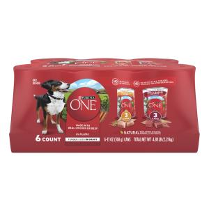 Purina ONE Beef & Chicken Wet Dog Food Variety