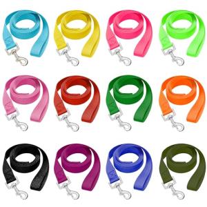 12 Pack of 6FT Dog Leashes for All Sizes