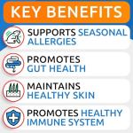 BARK&SPARK Dog Allergy Relief Chews for Itchy Skin