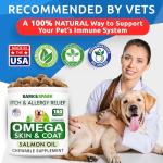 BARK&SPARK Omega 3 Fish Oil Treats for Dogs