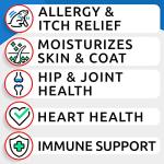 BARK&SPARK Omega 3 Fish Oil Treats for Dogs