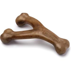 Benebone Wishbone Dog Chew Toy with Bacon