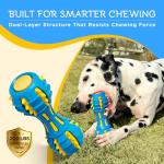 Ruffoo GnawBell Durable Dog Toy for Aggressive Chewers