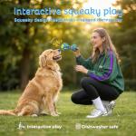 Ruffoo GnawBell Durable Dog Toy for Aggressive Chewers