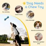 Ruffoo GnawBell Durable Dog Toy for Aggressive Chewers