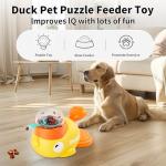 Duck Shaped Interactive Treat Dispenser Toy