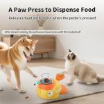 Duck Shaped Interactive Treat Dispenser Toy