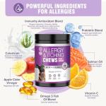 Dog Allergy Chews for Itchy Skin Relief