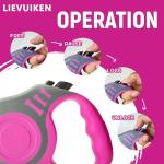 Retractable Dog Leash with Non-Slip Handle