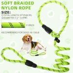 8 Pack Reflective Slip Leads for Dogs