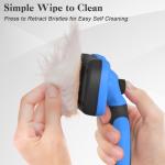 Self Cleaning Slicker Brush for Dogs and Cats