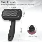 Dipoo Self-Cleaning Shedding Brush for Dogs and Cats