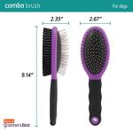 Hartz Groomer's Best Multi-Color Combo Dog Brush