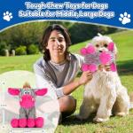 Loncoldy Plush Chew Toys for Large Dogs