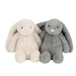 Interactive Squeaky Dog Chew Toy - Bunny Gray