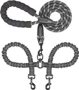 iYoShop No Tangle Double Dog Leash 360°