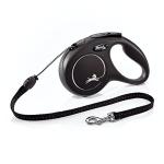 FLEXI Classic Retractable Dog Leash, 16 ft, Black