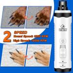 Dog Nail Trimmers with Light and Grinder
