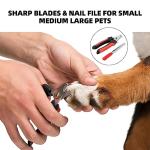 HAWATOUR Dog Nail Clippers with Safety Guard