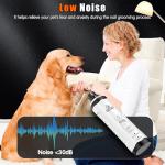 Dog Nail Trimmers with Light and Grinder