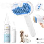 3-in-1 Steam Grooming Brush for Pets
