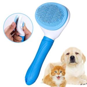 Self-Cleaning Slicker Brush for Dogs and Cats
