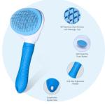Self-Cleaning Slicker Brush for Dogs and Cats