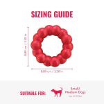 KONG Natural Rubber Chew Ring for Dogs