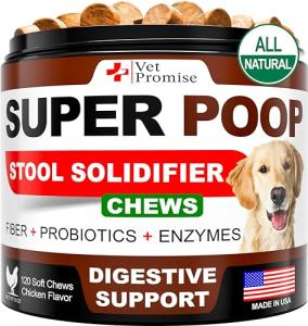 Vet Promise Dog Probiotics and Stool Softener Chews