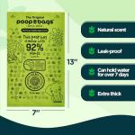 Plant-Based Dog Waste Bags – Extra-Thick & Leakproof
