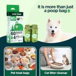 Plant-Based Dog Waste Bags – Extra-Thick & Leakproof