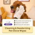 Deodorizing Grooming Wipes for Dogs and Cats