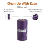 Premium Lavender Scented Dog Poop Bags, 600 Count