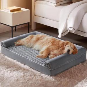 Orthopedic Waterproof Dog Bed for Large Dogs
