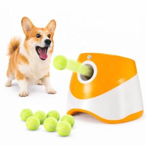 Automatic Ball Launcher for Interactive Dog Fetch
