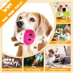 5-Pack Squeaky Plush Chew Toys for Dogs