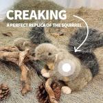 Interactive Plush Squeaky Dog Squirrel Toy