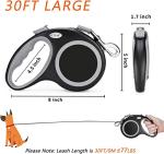Heavy Duty Retractable Dog Leash, 30 FT