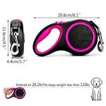 Retractable 26ft Dog Leash for Large Breeds