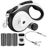 26Ft Tangle-Free Retractable Dog Leash with LED Light