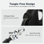 Pecute 32ft Retractable Dog Leash with Reflective Strips