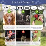 26Ft Tangle-Free Retractable Dog Leash with LED Light