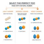 Interactive Fetch Rubber Balls for Dogs - Pack of 10