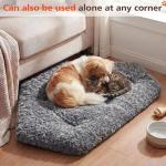 Plush Washable Dog Kennel Pad for Large Dogs