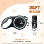 PetVest 26FT Retractable Dog Leash - Heavy Duty