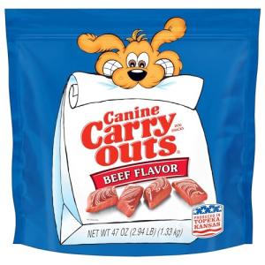 Canine Carry Outs Dog Treats, Beef Flavor, 47 Ounce