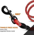 Taglory 6 FT Rope Dog Leash with Padded Handle